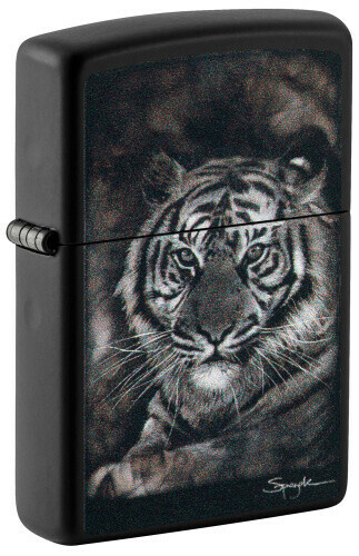 Зажигалка Classic Black Matte Zippo 49763 Spazuk Design