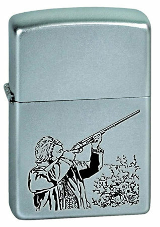 Зажигалка Classic Satin Chrome Zippo 205 Hunter