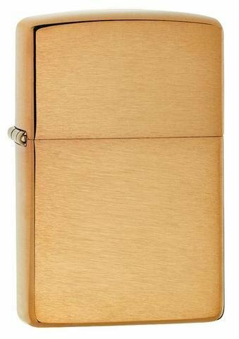 Зажигалка Classic Brushed Brass Zippo 204B