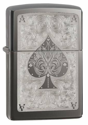 Зажигалка Classic Black Ice Zippo Ace 28323