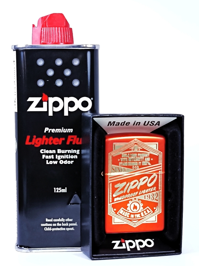Зажигалка Classic Metall Red Zippo 48620, топливо 125мл. Зажигалка Classic Metall Red Zippo 48620, топливо 125мл.