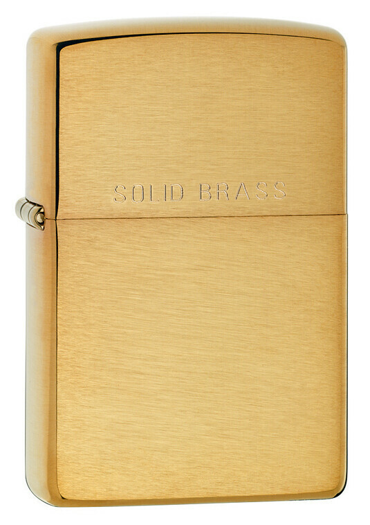 Зажигалка Classic Brushed Brass Zippo 204