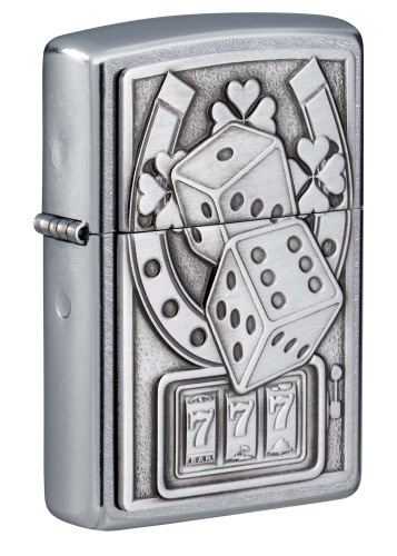 Зажигалка Classic Street Chrome Zippo 49294 Lucky 7