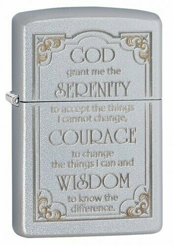 Зажигалка Classic Satin Chrome Zippo 28458 Serenity