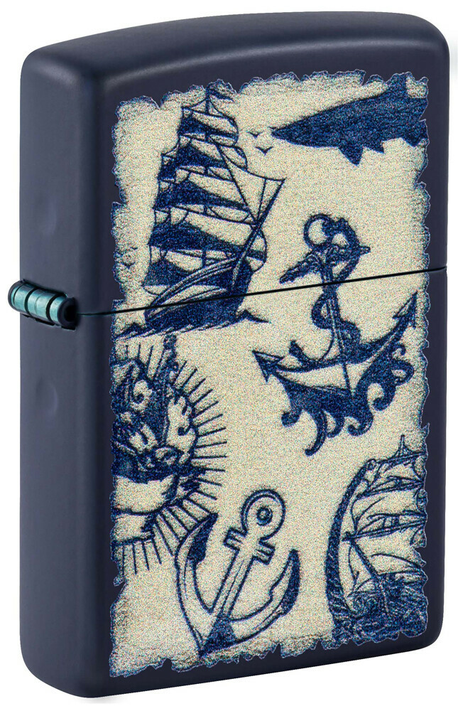 Зажигалка Classic Navy Matte Zippo 49774 Nautical Design