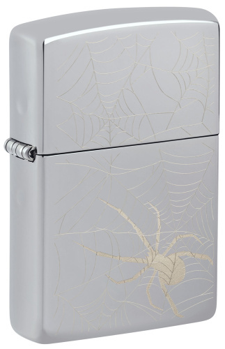 Зажигалка Classic High Polish Chrome Zippo 48767 Spider Design